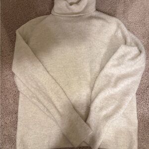 Banana Republic Soft Cream Turtleneck Sweater